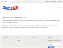 Tablet Screenshot of cleanmartusa.net